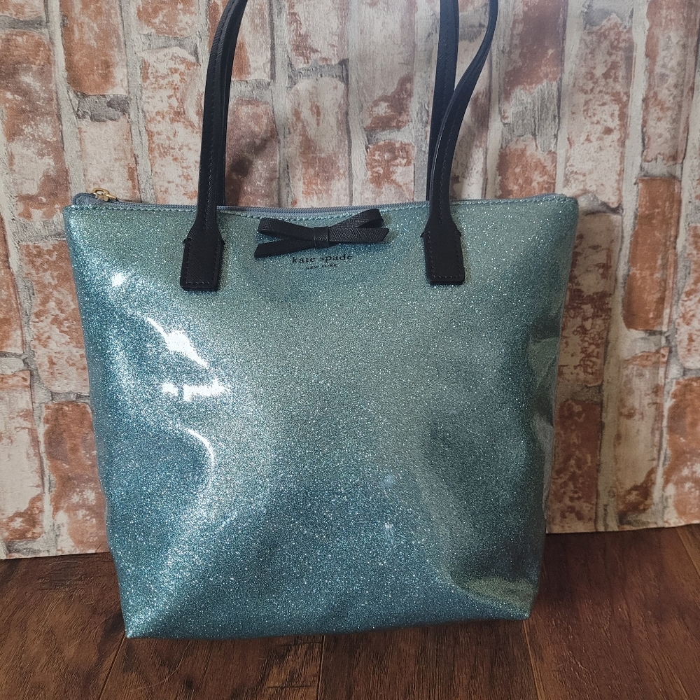 Kate Spade Glittery Blue Shoulder Bag